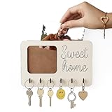 ✅ ORGANISATION PRATIQUE DES CLÉS - Avec porte clé mural mural, gardez vos clés bien rangées et accessibles. Idéal pour une utilisation domestique ou professionnelle.