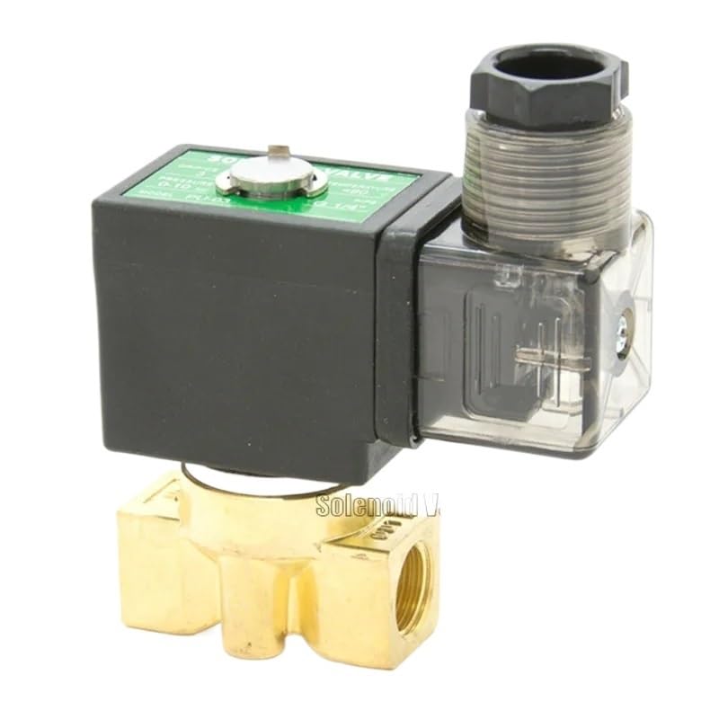 Électrovanne pneumatique laiton 2 voies fermeture normale eau G1/4