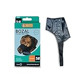 🐶Les presentamos el bozal para perros más práctico, cómodo y fácil de poner del mercado. Un bozal cómodo para nuestra mascota y fiable. Está fabricado en nailon y plástico especial para animales, un material ultra resistente que proporciona máxima seguridad y comodidad para nuestra mascota