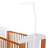 Himmelstange Universal Himmelhalter für Babybett Kinderbett mit Klemmen