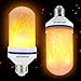 DILISENS LED Flame Effect Light Bulbs-Newest Upgraded 4 Modes Flickering Fire Simulated Lamps-for Halloween/Christmas Decoration/Home/Festival Small 2 Count