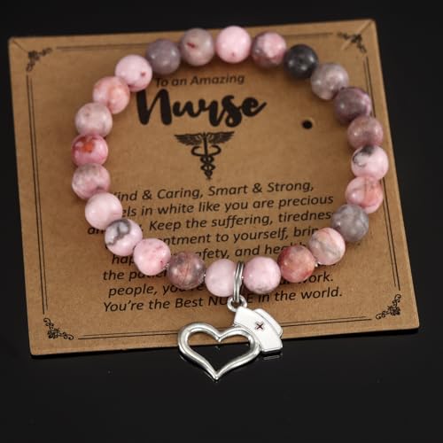 HUTIMY Nurse Thank You Gifts for Women 2025 Nurse Week Practitioner Appreciation Jewelry2