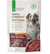Ultimate Pet Nutrition Nutra Complete, 100% Freeze Dried Veterinarian Formulated Raw Dog Food wit...