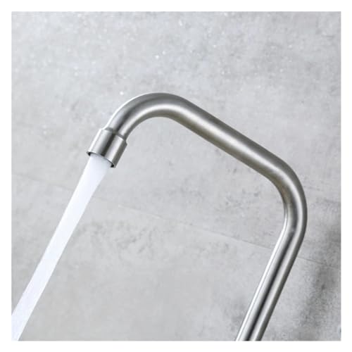 Robinet de cuisine mural inox 304 anti-calcaire et durable