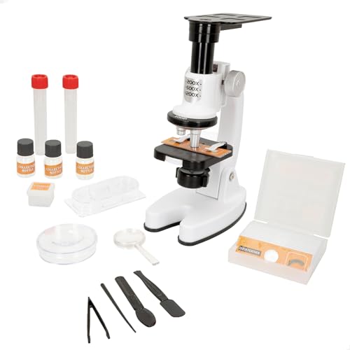 Colorbaby Microscopio Infantil con luz, con filtros de Color y Espejo, Juegos didácticos para niños, Juego científico, Ciencia Infantil, Laboratorio niño, Juguetes educativos para niños 8 años, 47420