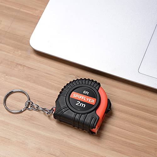 2 Pack Mini Cinta Métrica Retráctil 2m 6ft miniatura 3
