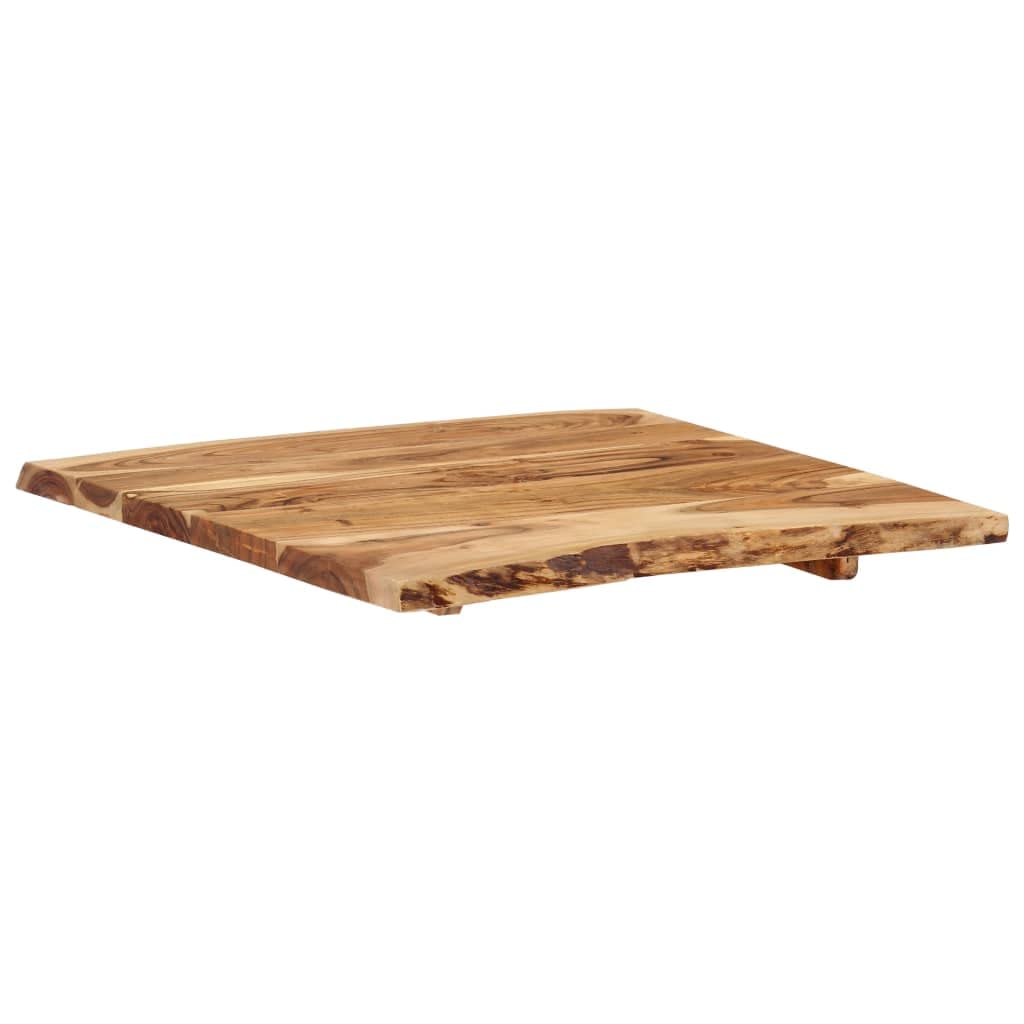 vidaXL Massive Akazienholz Tischfläche 60 x 60 x 2,5 cm