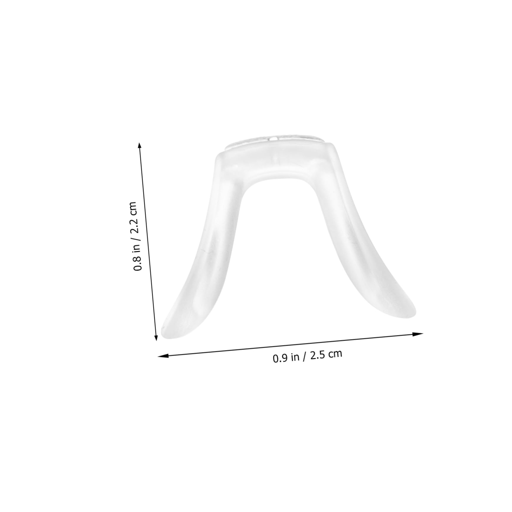 Healeved 15piezas Almohadillas Nasales Para Gafas Soporte Antideslizante y Cómodo Recambio Para De Gafas Accesorios De Reparación Para