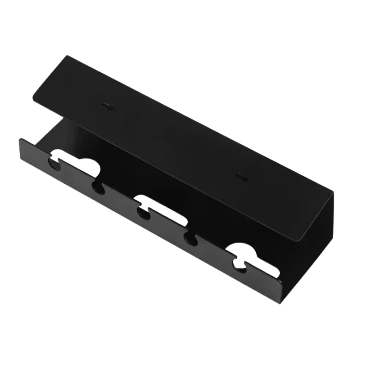 Organizador Calha Canaleta de Fios e Cabos de Mesa Fixação Adesiva Esconder e Organizar FIos para Home Office Setup Gamer Escritório Minimalista Supra Supply (Preto)