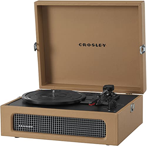 Crosley Voyager – Platine Vinyle Marron Clair CR8017B-TA - Les Beatles, Paul McCartney, John Lennon, RIngo Starr, George Harrison Crosley Voyager - Platine Vinyle Marron Clair CR8017B-TA – Image 7