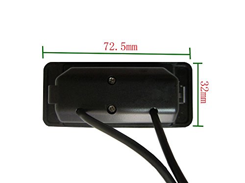 Rear-View Camera in License Plate High Definition Rear View System for X1 X3 X5 X 6 530i 535i 335i 328i 330i 320i 520li (Back Clip Size 57.5 mm) - Image 2