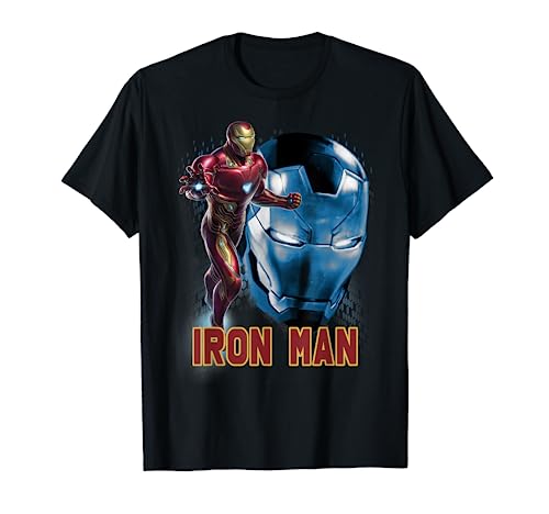 Marvel Avengers Endgame Iron Man Side Profile Maglietta