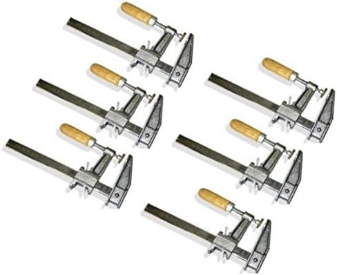 Lot of 6: 12" Inch BAR CLAMPS Heavy Duty Woodworking Wood Carpenter Tools