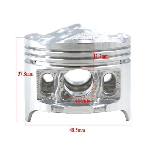 Segments de piston pour CBR250RR assurant étanchéité et compression