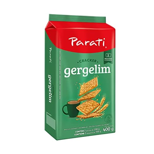 Biscoito Cracker Gergelim Parati® 400g