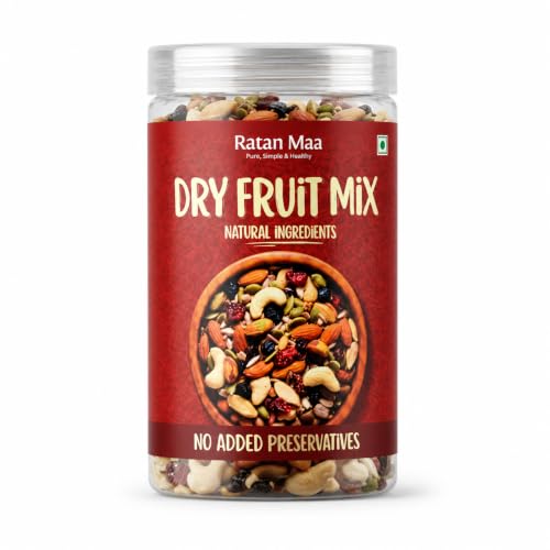 Image of Ratan Maa Pure, Simple & Healthy Dry Fruit Mix | Assorted Dry Fruits Blend for Daily Snacking and Gifting | 400g | FBA