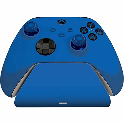 Razer Universal Quick Charging Stand for Xbox Series X|S: Magnetic Secure Charging - Perfectly Matches Xbox Wireless Controllers - USB Powered - Shock Blue (Controller Sold Separately)