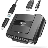 Unitek USB C to SATA IDE Adapter - External Hard Drive Adapter Converter Kit for Universal 2.5/3.5 inch HDD/SSD Hard Drive Disk, DVD-ROM/CD-ROM/CD-RW, with USB A Connector & 12V/2A Power Adapter