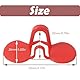 OHYER Hühnerbrillen Anti Pecking Brille Fasan Pinless Peepers Anti-picken Schutzbrillen für Hühner Fasanen Geflügel Blinder Brille No Pin Bolt Geflügel Brille zum Pecking Präventions (50, 55*26mm)