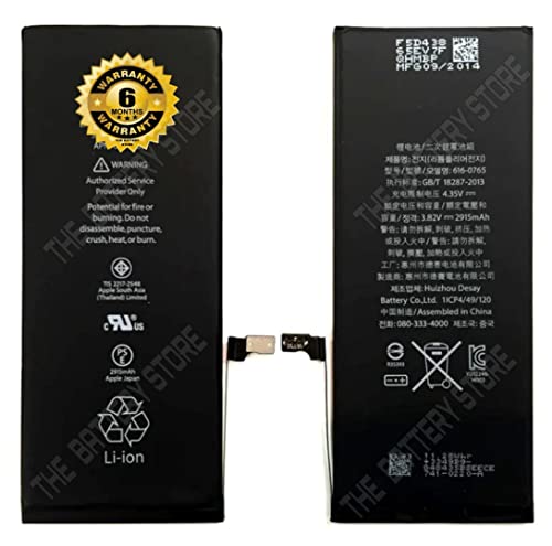Image of THE BATTERY STORE Original Battery for iPhone 6 Plus A1522 A1524 A1593 Battery with 6 Month Warranty**** (H18)