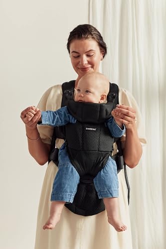 Image of BabyBjorn Baby Carrier Free, 3D Mesh, Black