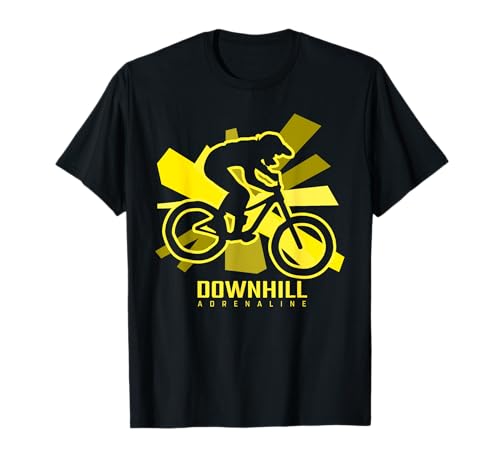 Downhill MTB Mountainbike Adrenalin Biker Spruch Geschenk T-Shirt