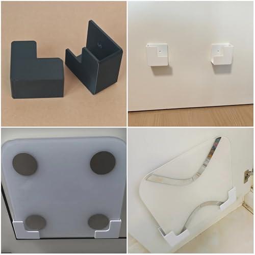 Support pèse-personne numérique mural et adhésif pour un rangement vertical - 5