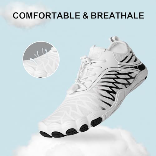 Image of ELETON Barefoot Shoes Women Men Footwear, Wide Toe Box Hiking Zero Drop Non-Slip Quick-Dry River Boat Pool Beach Water Shoes, Lightweight Swimming Running Walking Sneakers Unisex