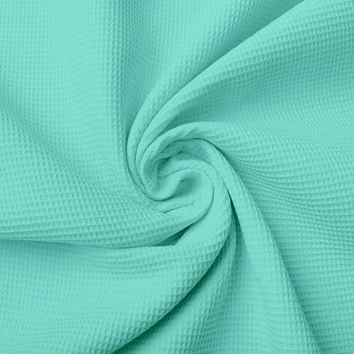 Image of Super Soft & Breathable 100% Microfiber Waffle Blanket - Throw Blanket and Quilt for Bed & Sofa 50x60 Size - Turquoise