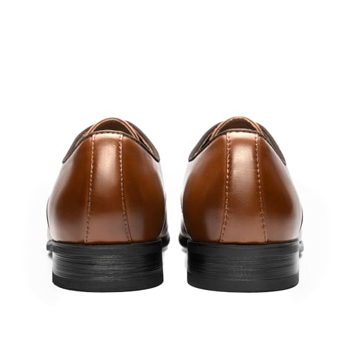 Bruno Marc Men's Dress Shoes Bussiness Formal Oxfords Wesley Lace Up Soft Plain-Toe4