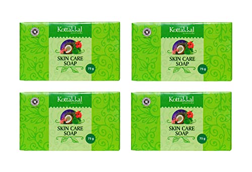 Image of Kottakkal ayurveda Skin Care Soap - 75 Gm Each | for All Ages with All Natural Ingredients (Pack of 4),Bar
