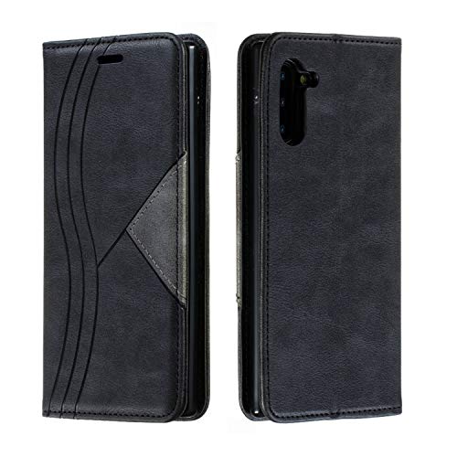 Repuled Coque pour Samsung Galaxy Note 10, Etui en Cuir PU Premium Housse de Protection Rabat Portefeuille avec Rangements de Cartes et Pochette Magnétique...