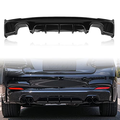 Diffuseur pare-chocs arrière BMW F22 F23 look sport noir