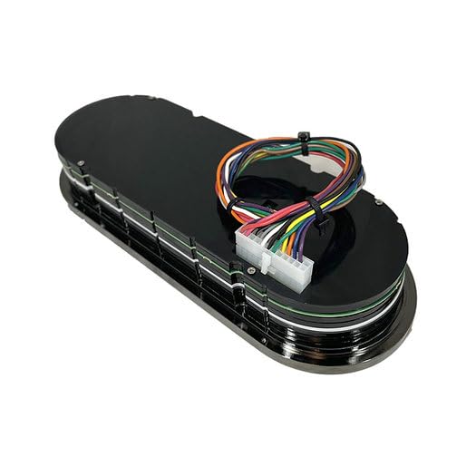 1962-1965 Chevy Nova Digital Gauge Cluster Kit | Multi-Color LED Dash Panel | Classic Chevy II Instrument Display Upgrade | Speedometer, Tach, Oil, Temp, Volts, Fuel