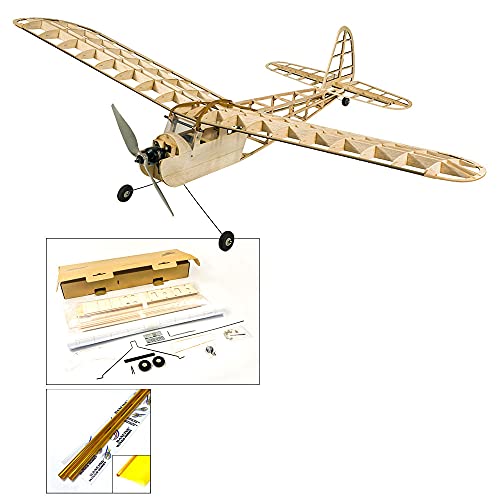 Avión de madera de balsa de 1150mm, el reto de construcción ideal para adultos 3