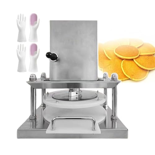UMJIGF Pizza Dough Press Machine, Commercial Pizza Dough Forming Machine, Stainless Steel Pizza Machine, Electric Cake Press, 25 cm,22cm