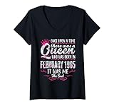 Photo Gallery donna queen born in february 1985 - cute girl 39th birthday maglietta con collo a v Photo Gallery donna queen born in february 1985 - cute girl 39th birthday maglietta con collo a v