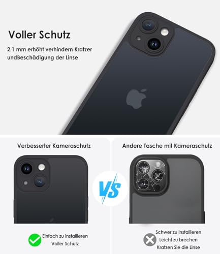 Mootobo for iPhone 14 Plus Case with Camera Lens Full Cover Protection - Image 3
