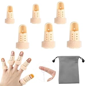 Laralily 6 Stück Fingerschiene Fingerstütze
