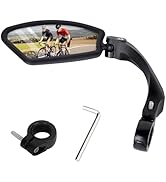 Lollanda Fahrradspiegel Klappbar, Fahrradrückspiegel E-Bike, 360° Drehbar Lenkerspiegel Fahrrad, ...