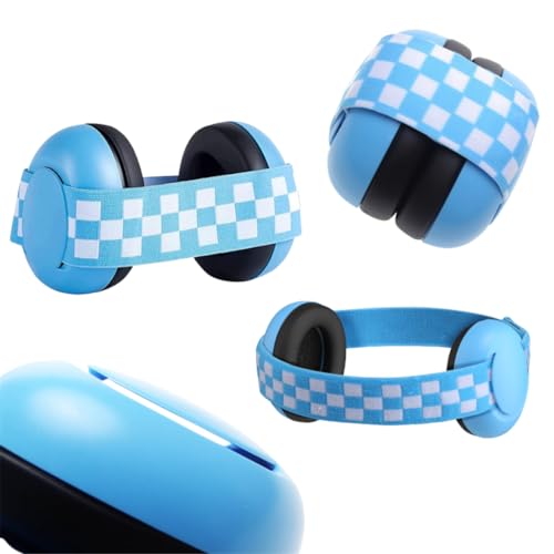 Abafador Fone Protetor Azul Ajustável Proteção Auditivo Auricular Ouvido Bebê Infantil Criança Autis