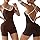 XDSP Tuta Intera Donna Sportiva Elegante Pantaloncini Tight V back Jumpsuit Tuta senza Slims maniche per sport Scrunch Butt tuta yoga con intera elasticizzata One Piece Palestra Bodysuit