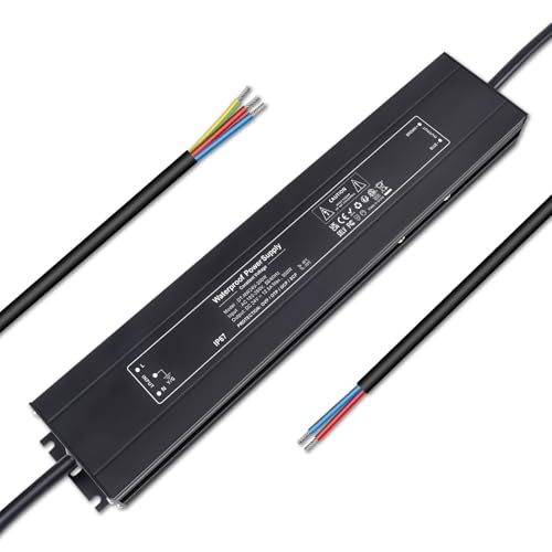 24V 300W LED Driver IP67 Ultra Slim LED Transformer 240V AC to 24V DC 12.5A