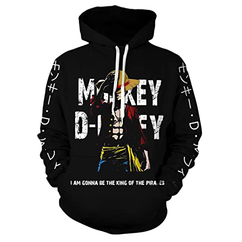 Youth Adult Anime Hoodie Men s Hoodie Novelty Cosplay Pullover Sweatshirt 1-Medium