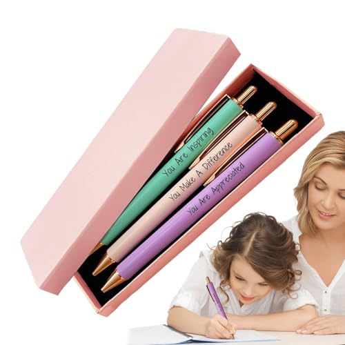 Stylos positifs fantaisie avec écriture lisse pour le bureau au quotidien