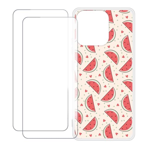 UOGNADGD Doogee Note 58 Pro �Ƃ̌݊������� �J�X�^���J���t���P�[�X�{�����K���X�ی�t�B����2���t�� ? �Ռ��z�������h�~ (�X�C�J)