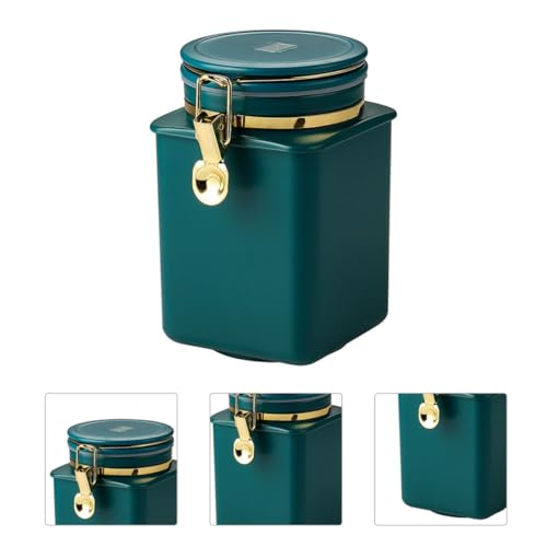 Lata hermética para café BESPORTBLE 1.1L azul miniatura 5