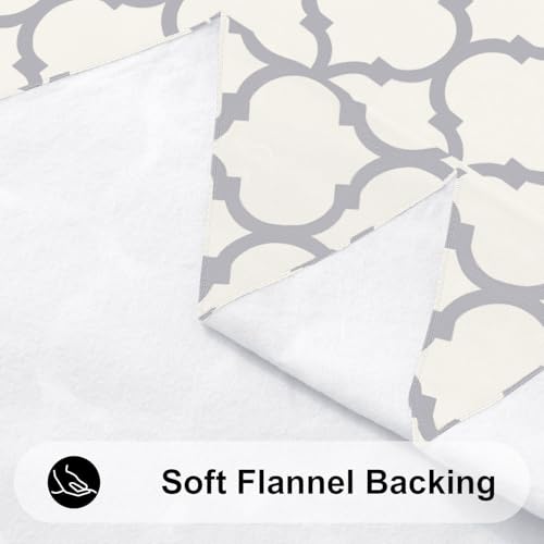Image of Smiry Rectangle Table Cloth, Waterproof Vinyl Tablecloth with Flannel Backing for Rectangle Tables, Wipeable Spillproof Plastic Tablecloths for Dining, Camping, Indoor and Outdoor 52 inchx70 inch, Beige