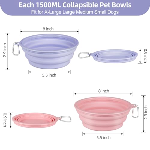 Travel-Ready Delight: Kytely Collapsible Dog Bowls for Adventurous Pets!