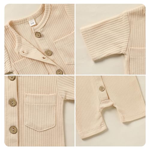 Titkkop Baby Boy Clothes 3-6 Months 2 Pack Solid Romper Short Sleeve One-Piece Jumpsuits Baby Sweatshirt Romper thumb #3